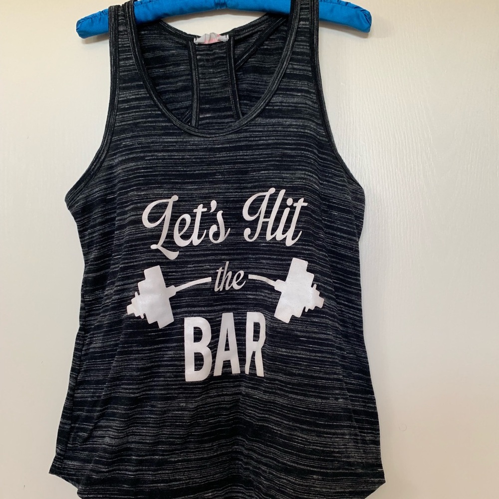 Workout tank tops (2) size medium